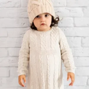 Vestido Menina com Gorro