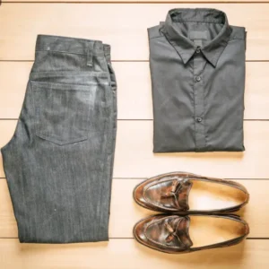 Conjunto Homem Casual Cinza
